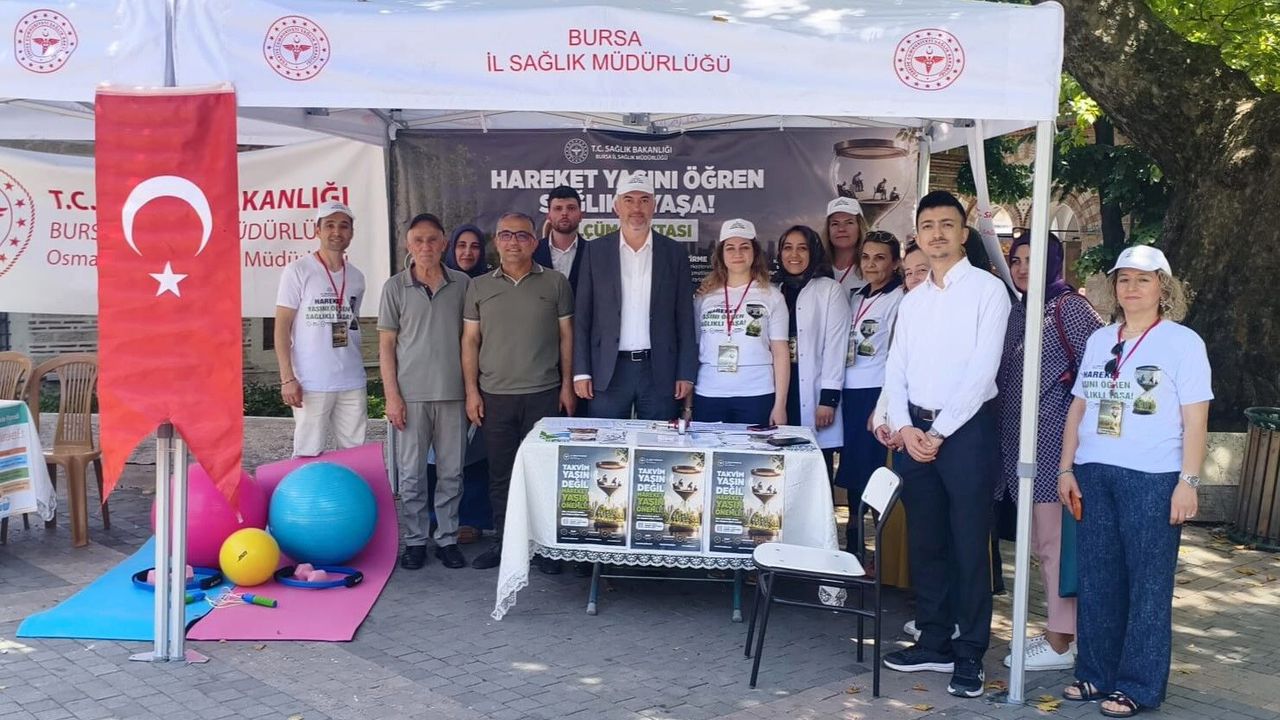 Bursa'da 12 Bin 800 Kişinin Hareket Yaşı Ölçüldü: Sağlıklı Yaşam Danışmanlığı Verildi