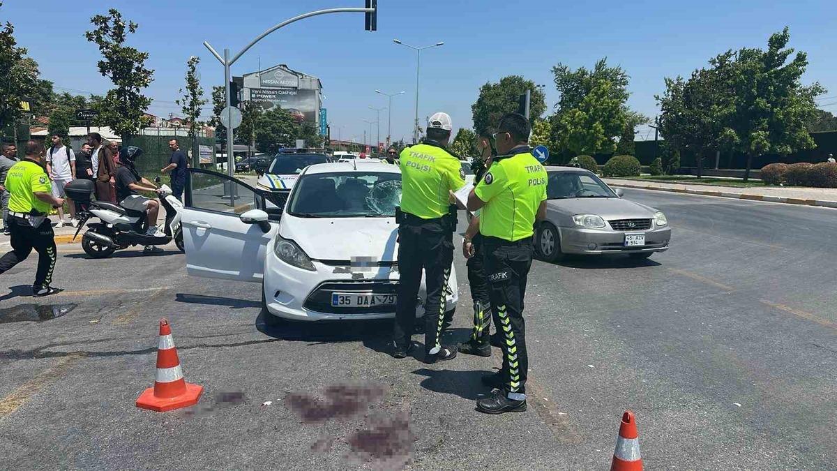Balıkesir’de otomobil motosiklete çarptı: 1 yaralı