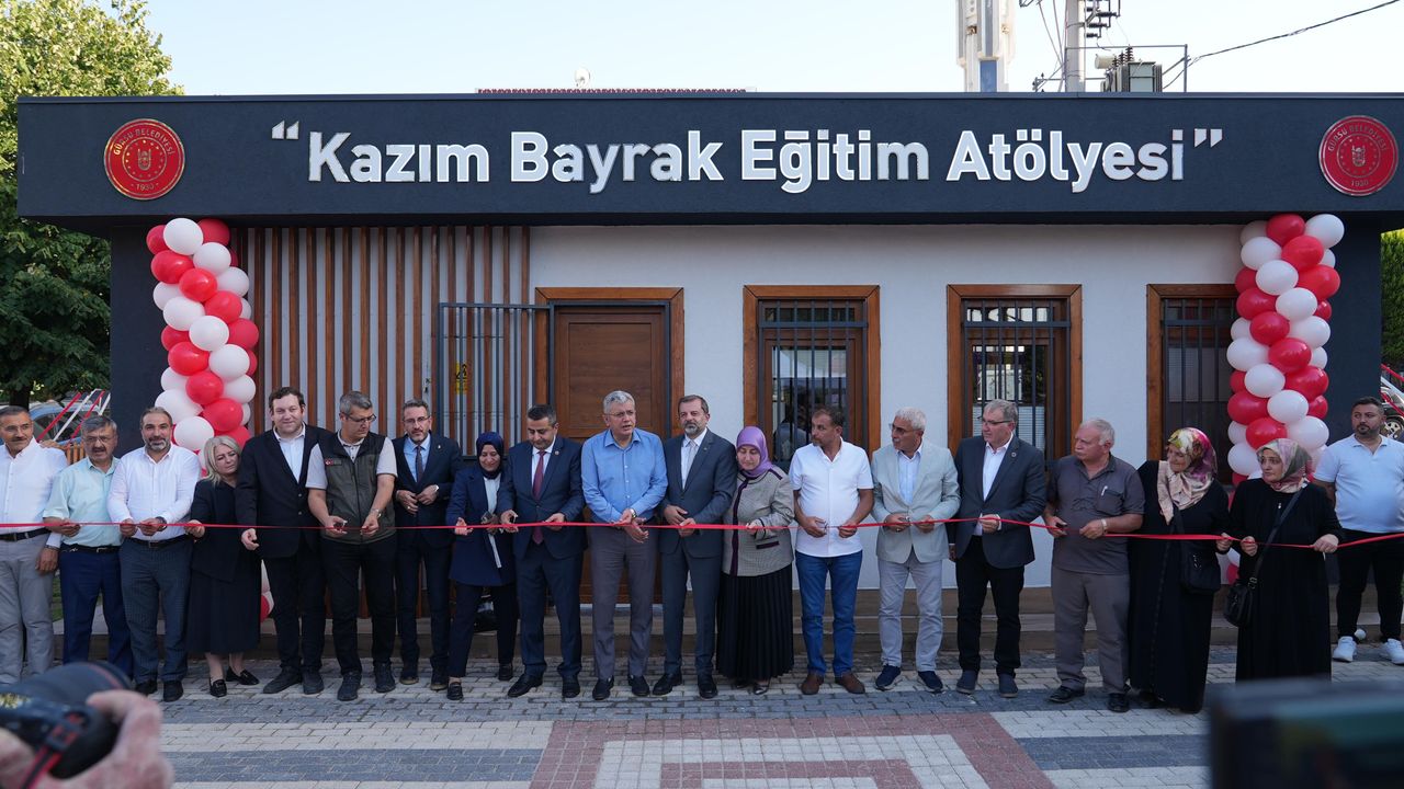Kazım Bayrak Parkı ve Eğitim Atölyesi Açıldı